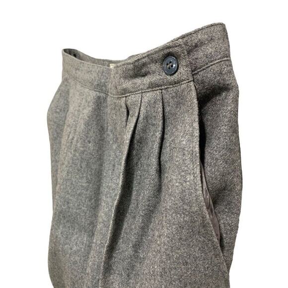 Size 11/2 Lindsay Gray Women's 1980s Vintage Wool Blend Dress Pants - Picture 5 of 9